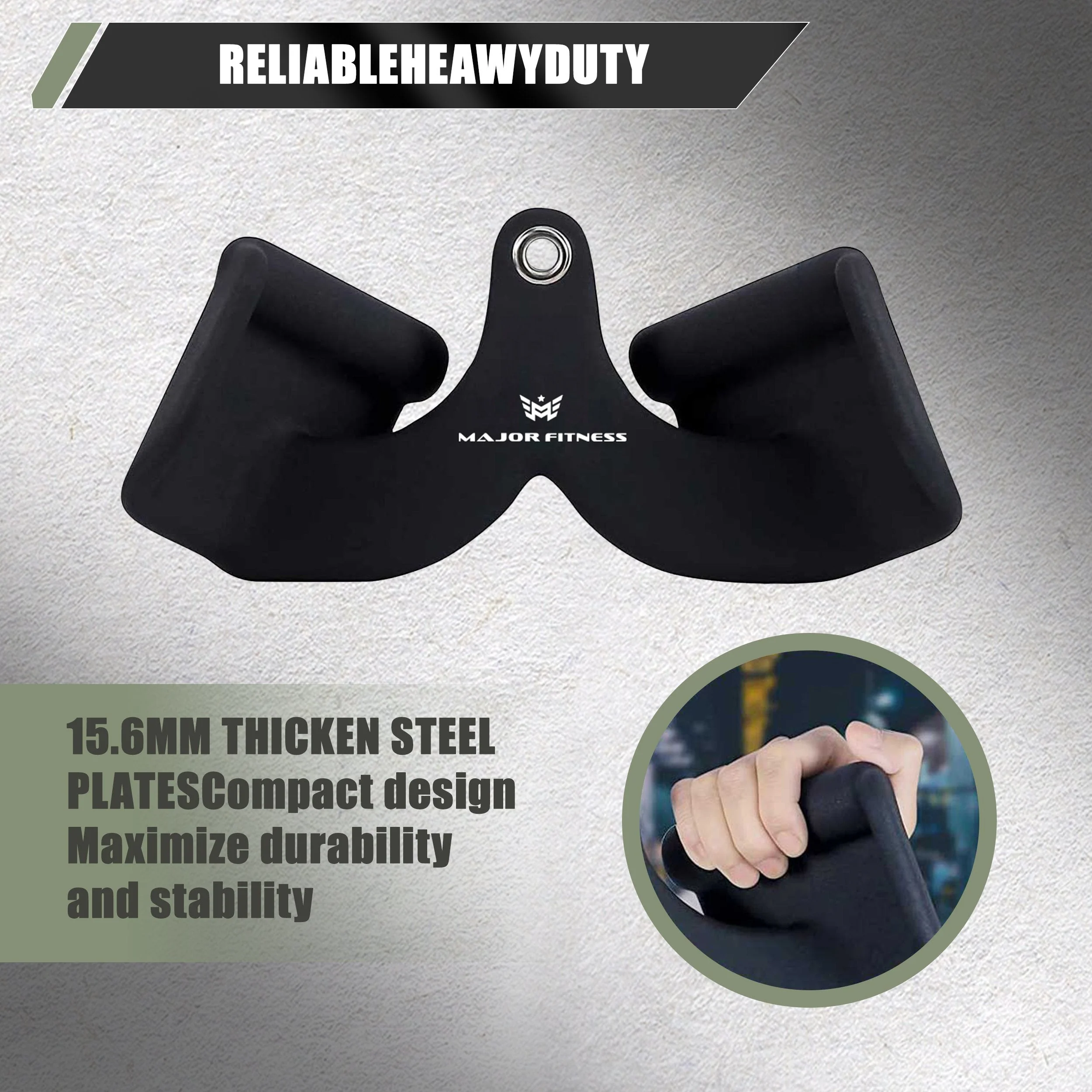 Major Fitness 5pcs Cable Lat-Pull-Down Bar Combo - Image 3