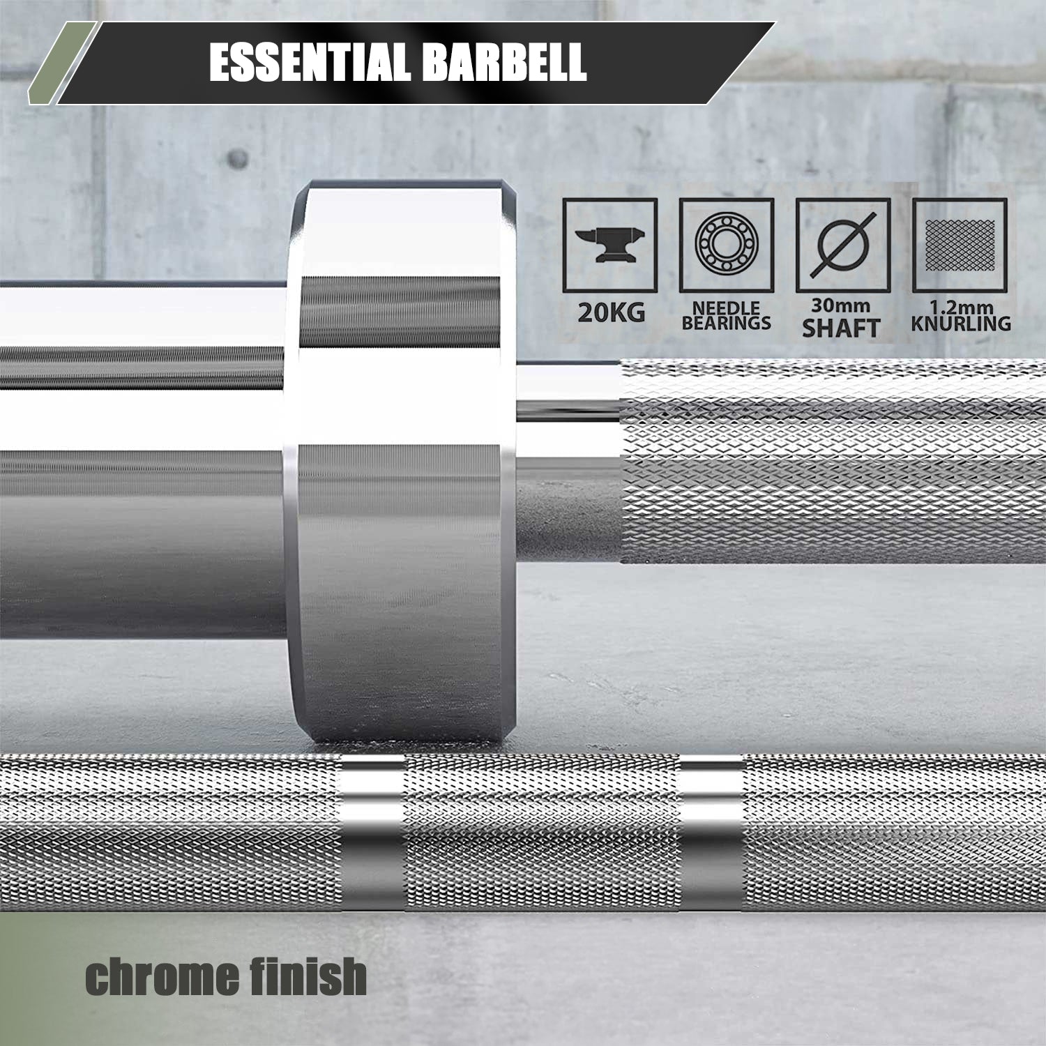 Major Fitness 220CM 20KG Home Gym Barbell - Image 10