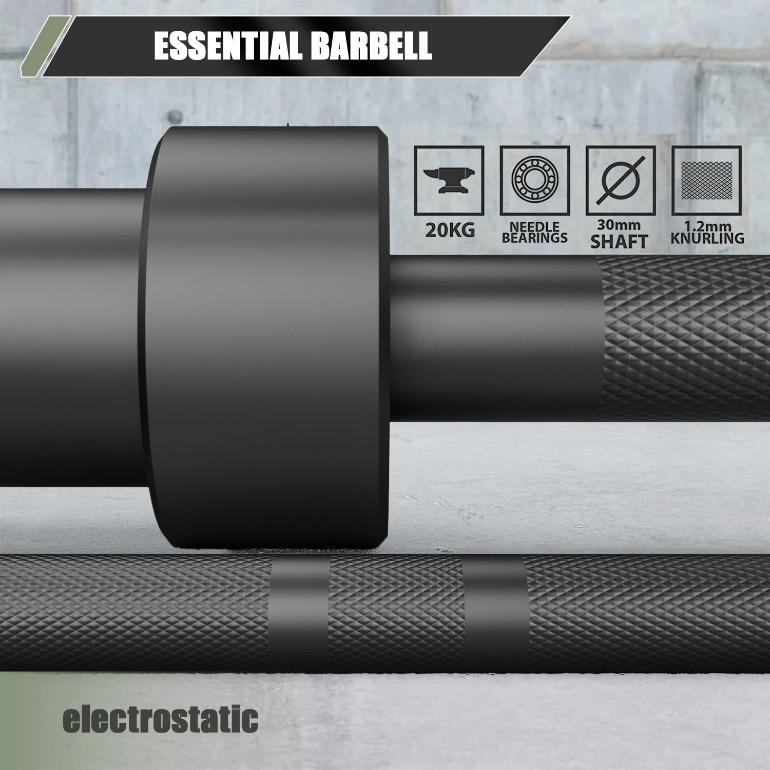 Major Fitness 220CM 20KG Home Gym Barbell - Image 6