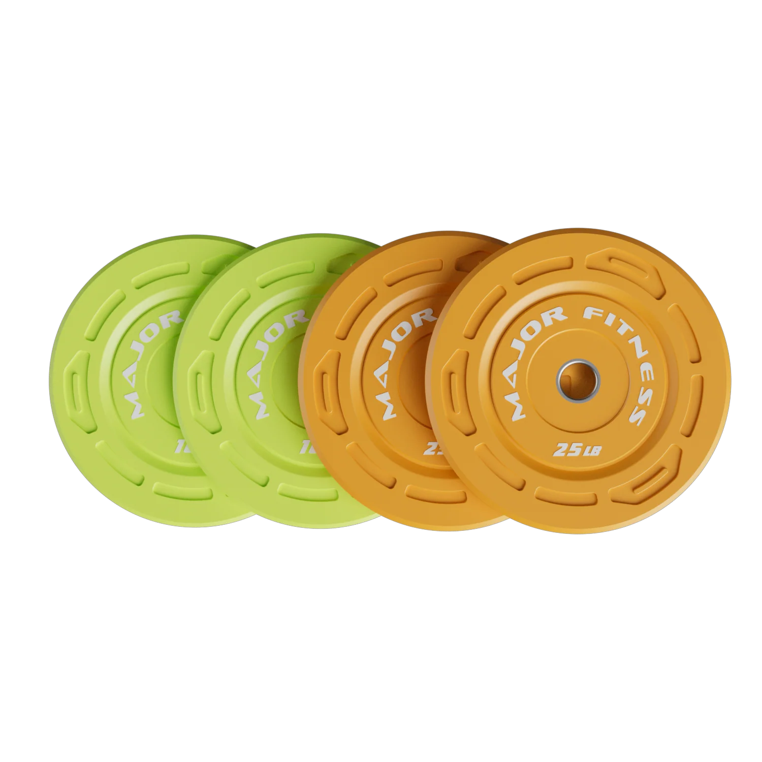Major Fitness Color Grip Low Bounce Bumper Plates - Image 3