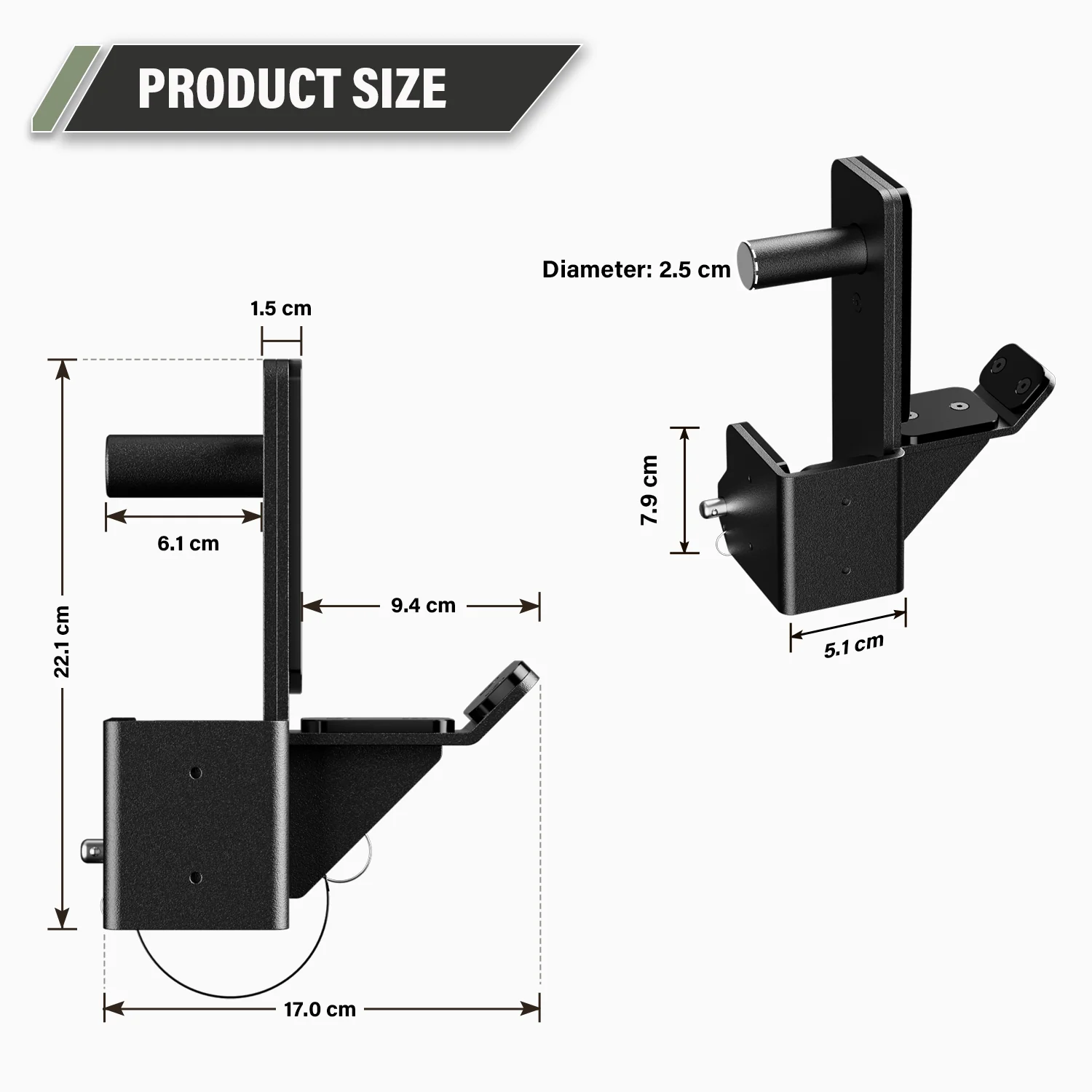 Major Fitness Heritage Series J-Hooks - Image 6