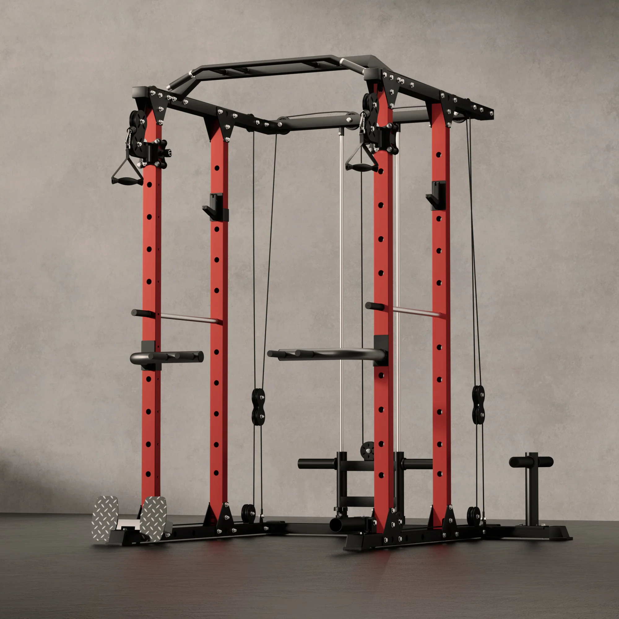 Major Fitness PLM03 1.0 All-In-One Power Rack Home Gym - Image 8