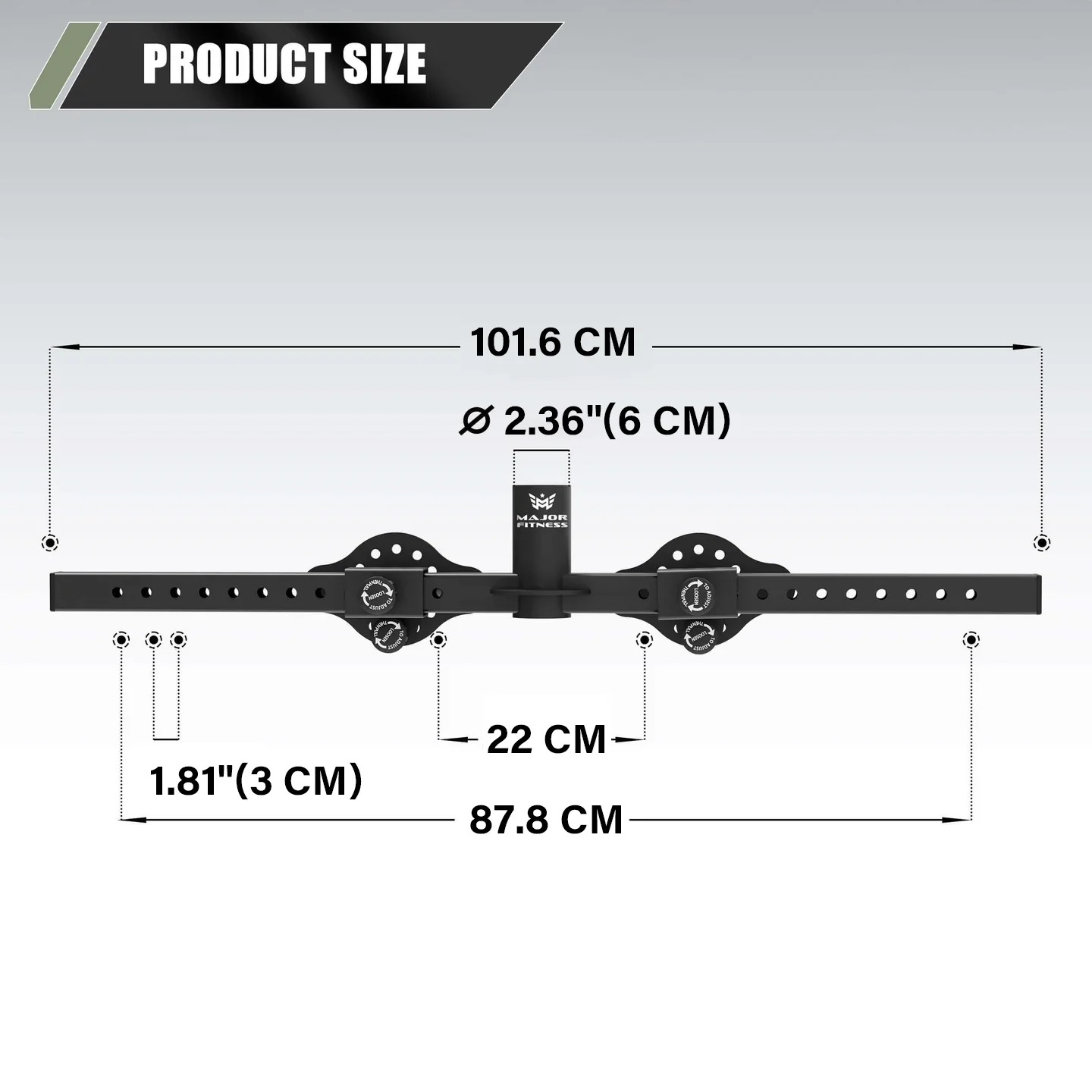 Major Fitness Multifunctional Handle Bar - Image 3