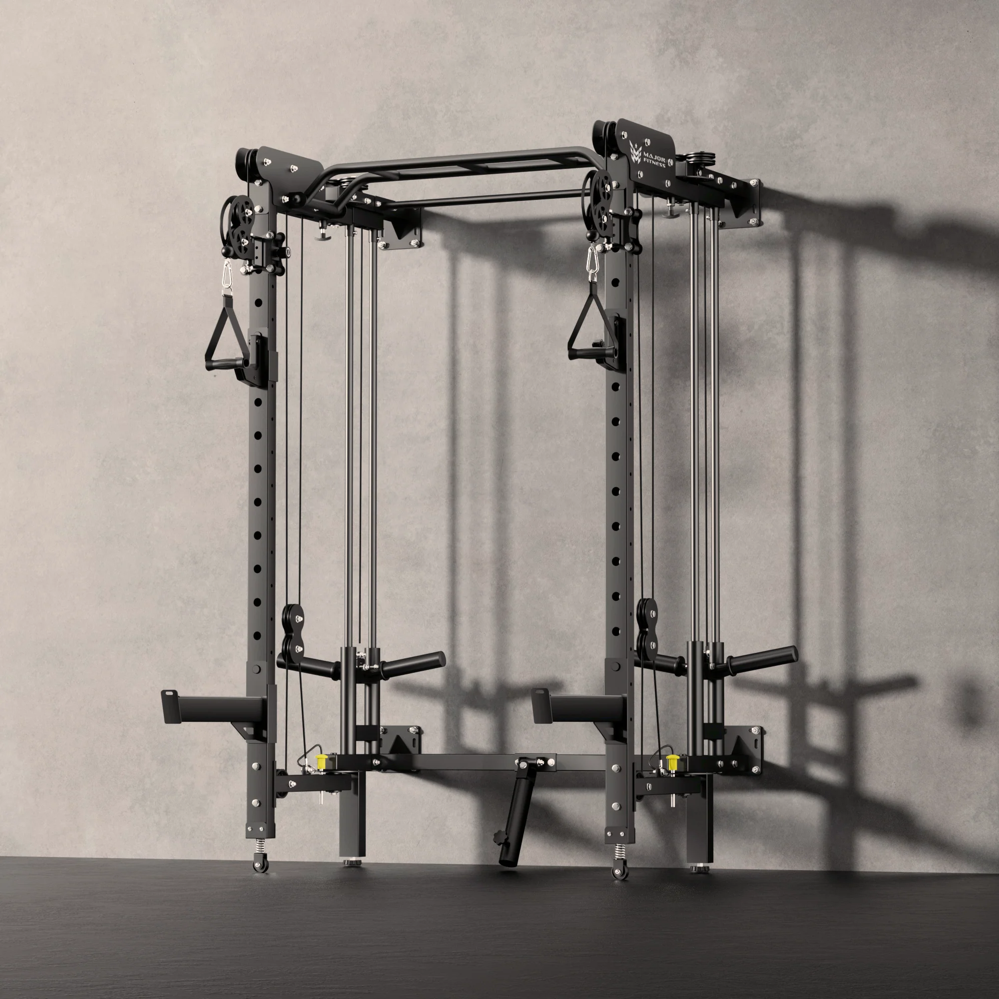 Major Fitness F35 All-In-One Home Gym Wall-Mount Folding Power Rack - Image 3