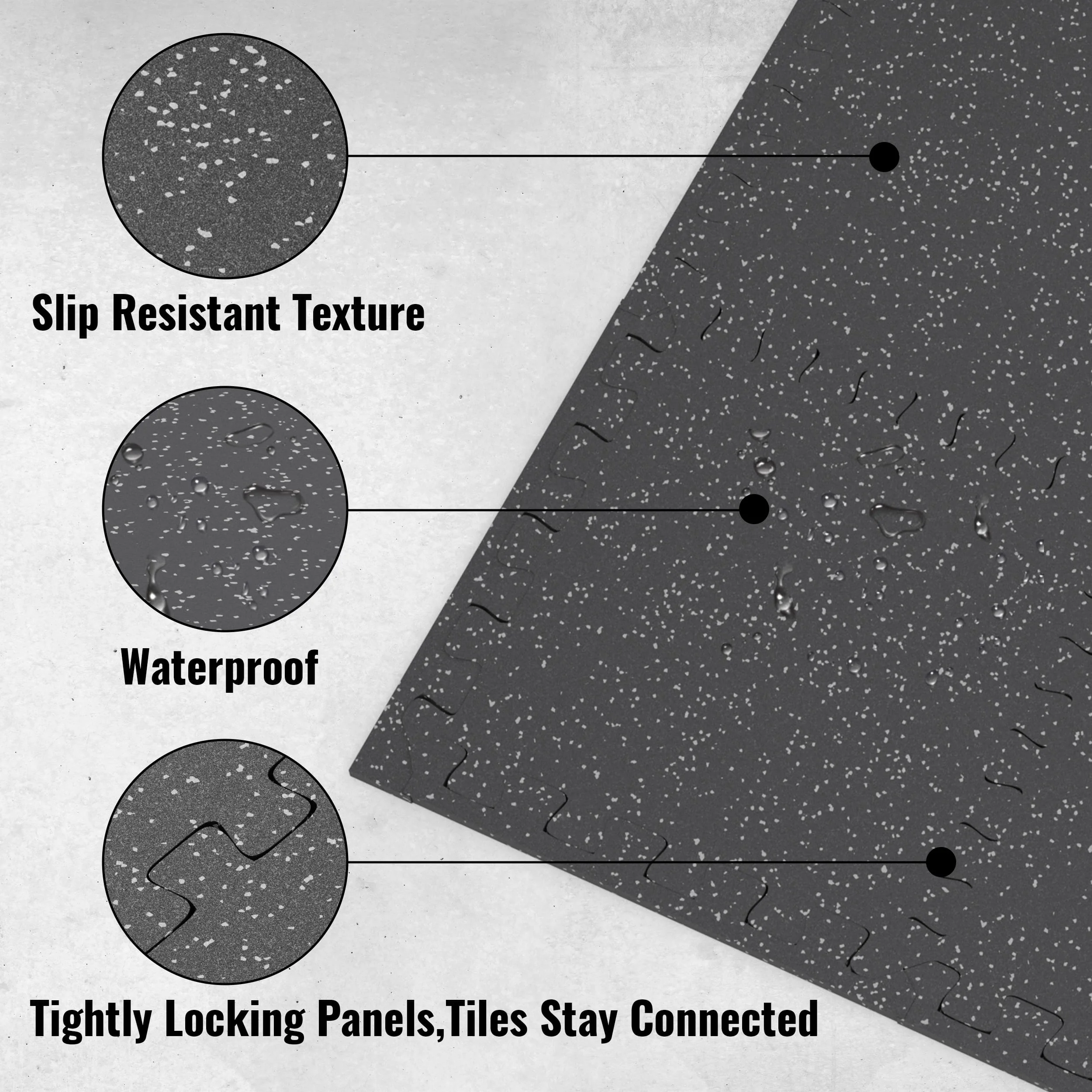 Major Fitness Rubber Flooring Gym Mats 0.79 cm Thickness - Image 5