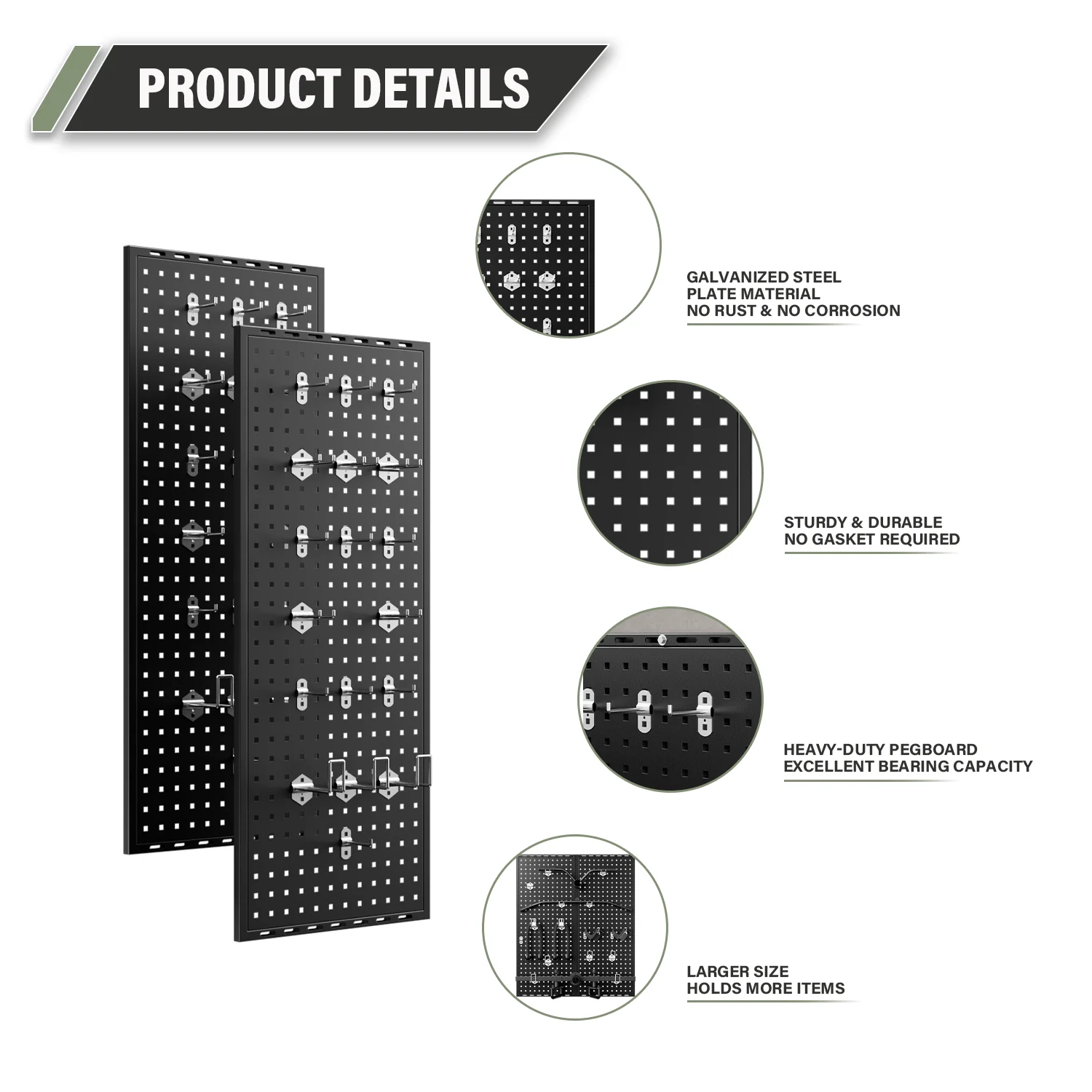 Major Fitness Wall-Mount Storage Panel - Image 4