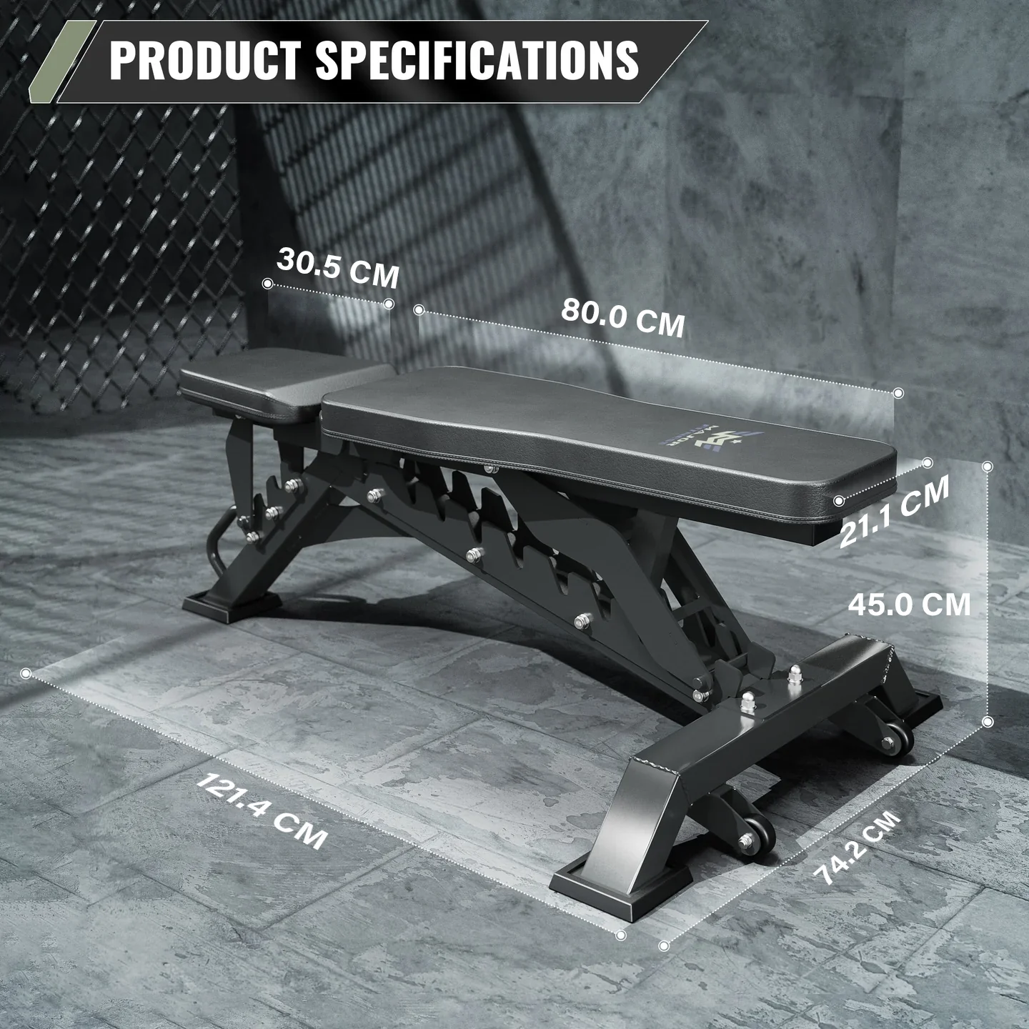 Major Fitness Adjustable Bench | 590KG Capacity Weight Bench PLT01 - Image 5