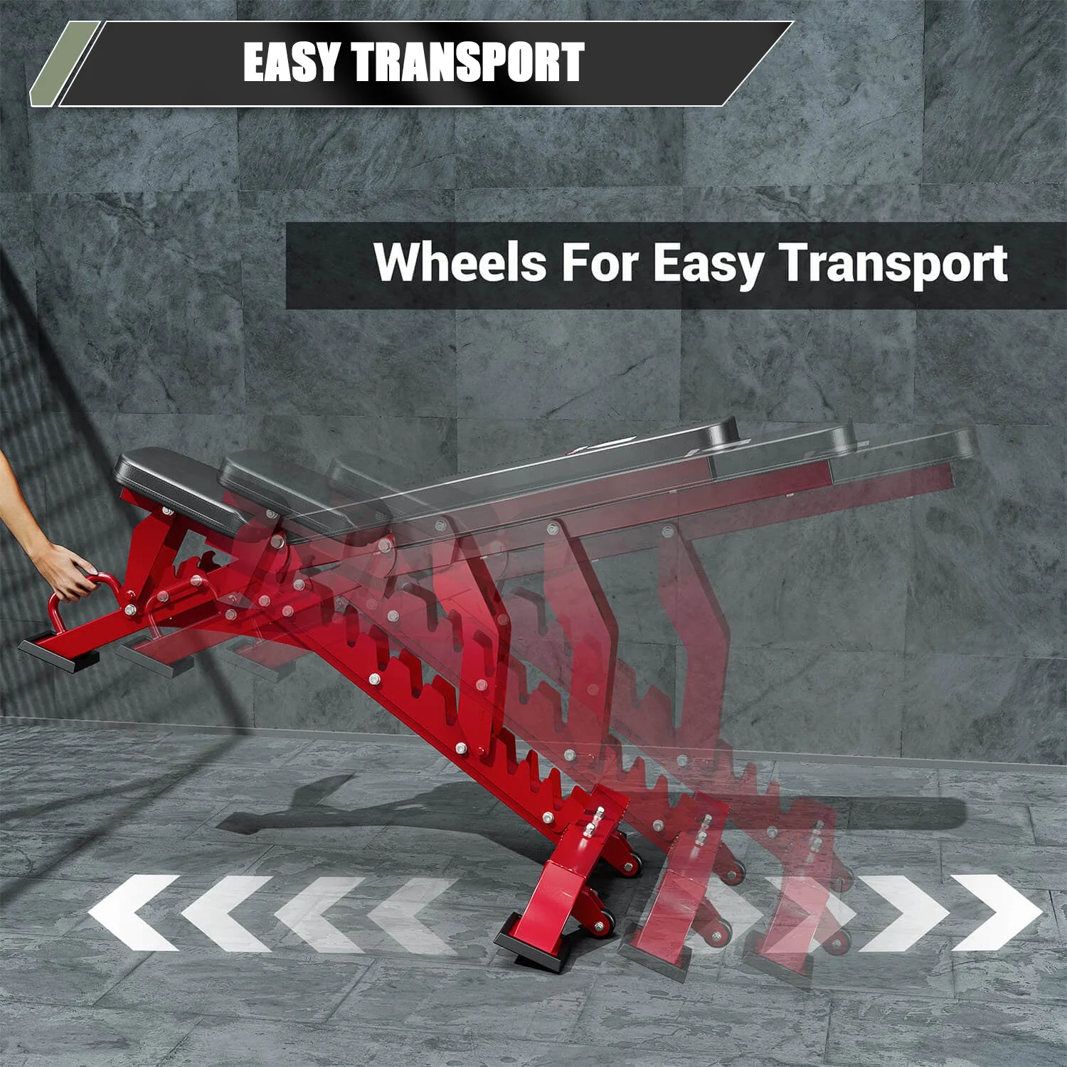 Major Fitness Adjustable Bench | 590KG Capacity Weight Bench PLT01 - Image 9