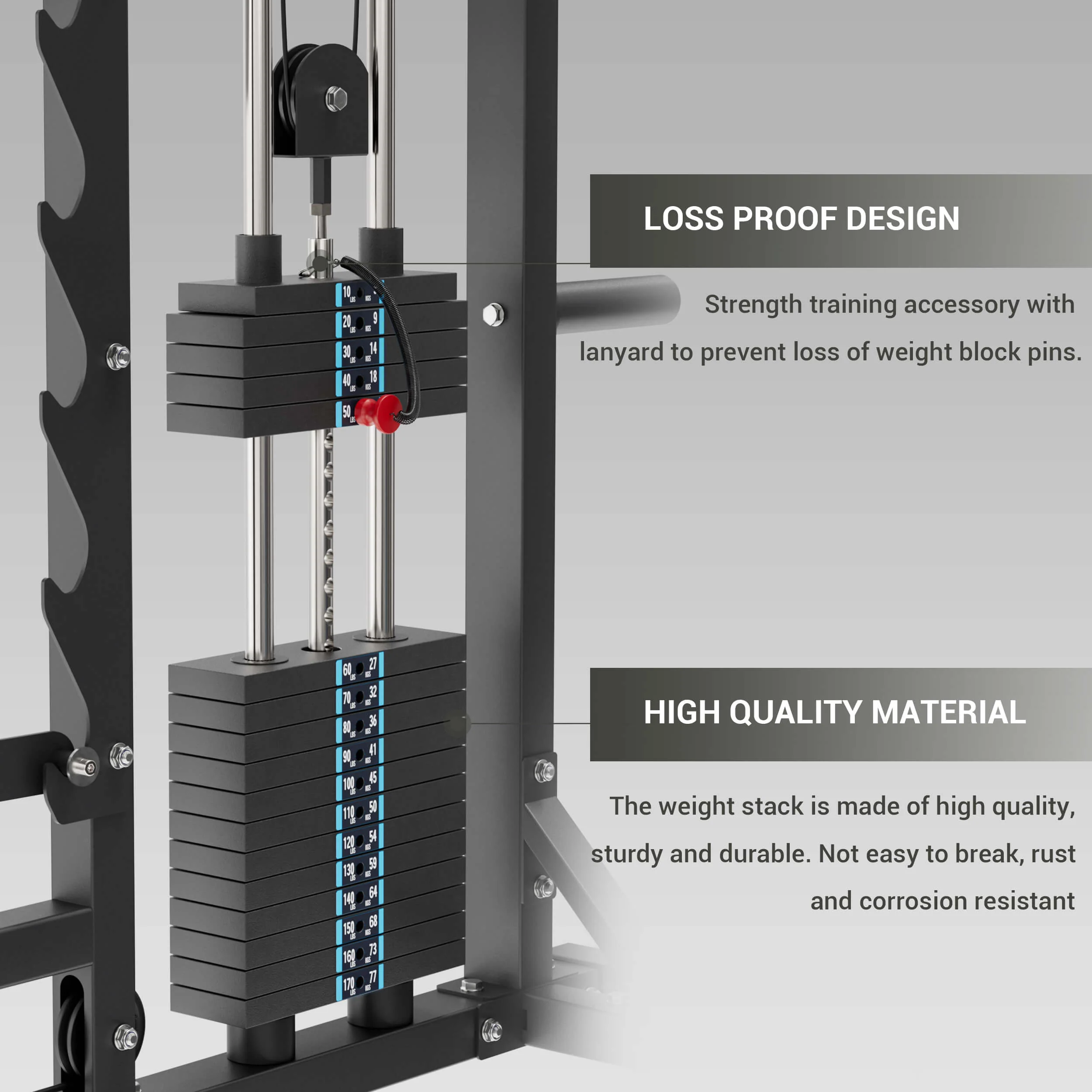 Major Fitness Weight Stack Set - Image 3
